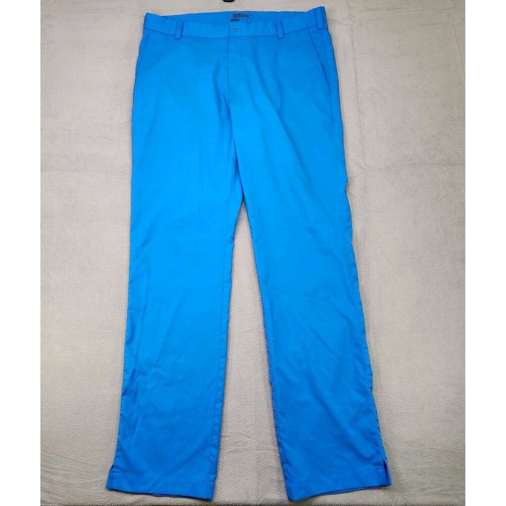 Nike Tour Performance Golf Pants Men's 35x34 Blue Dri-Fit Stretch Quick‎ Dry
